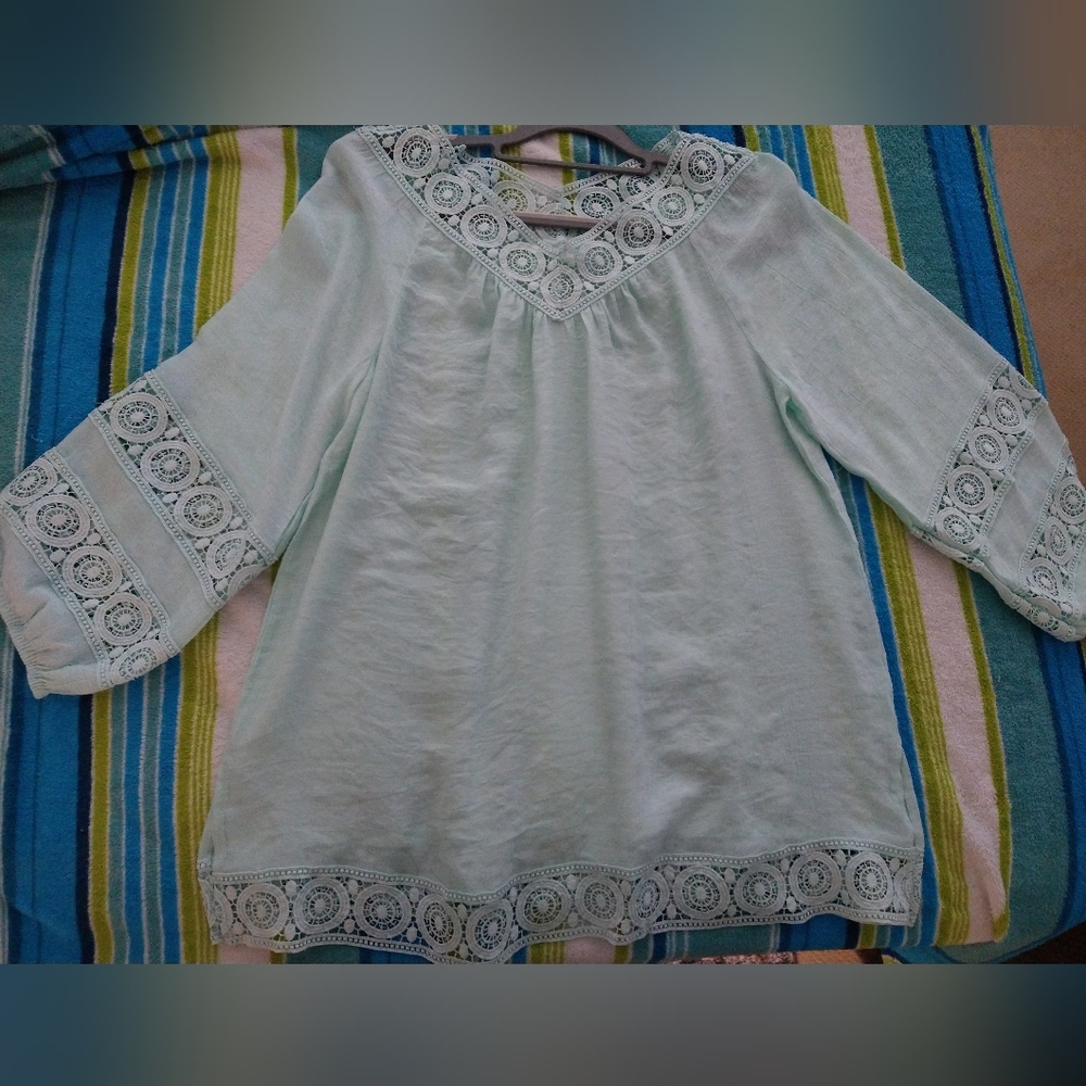 Boho style long flowy loose fit top